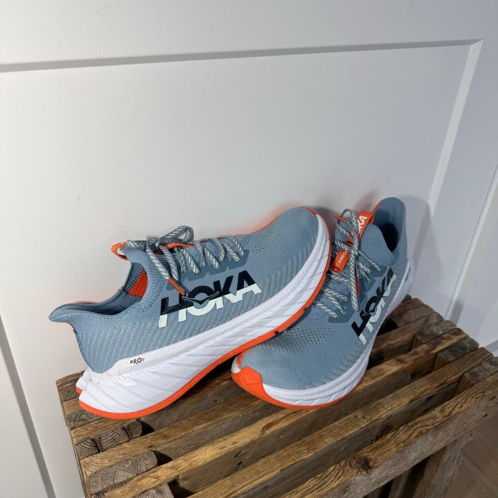 Hoka One One Carbon X 3 Casual Outdoor Running Shoes. Lightweight, Athletic Shoe - Picture 7 of 9